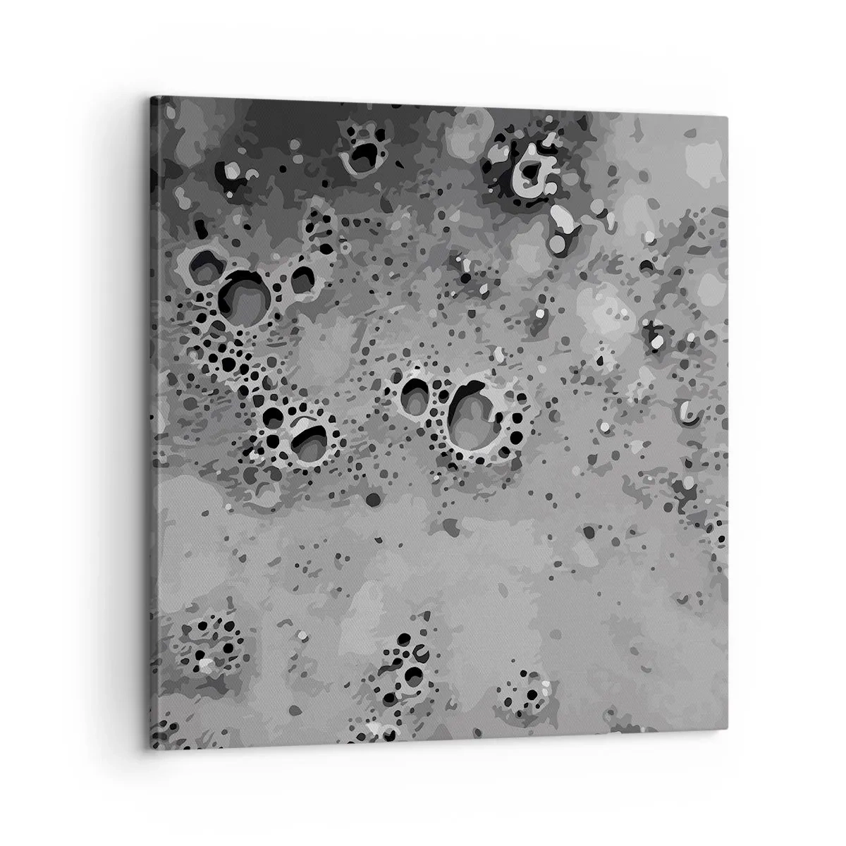 Bild auf Leinwand - Leinwandbild - Wie eine Mondlandschaft - 60x60 cm