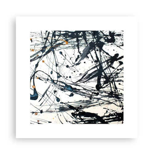 Poster - Expressionistische Abstraktion - 30x30 cm