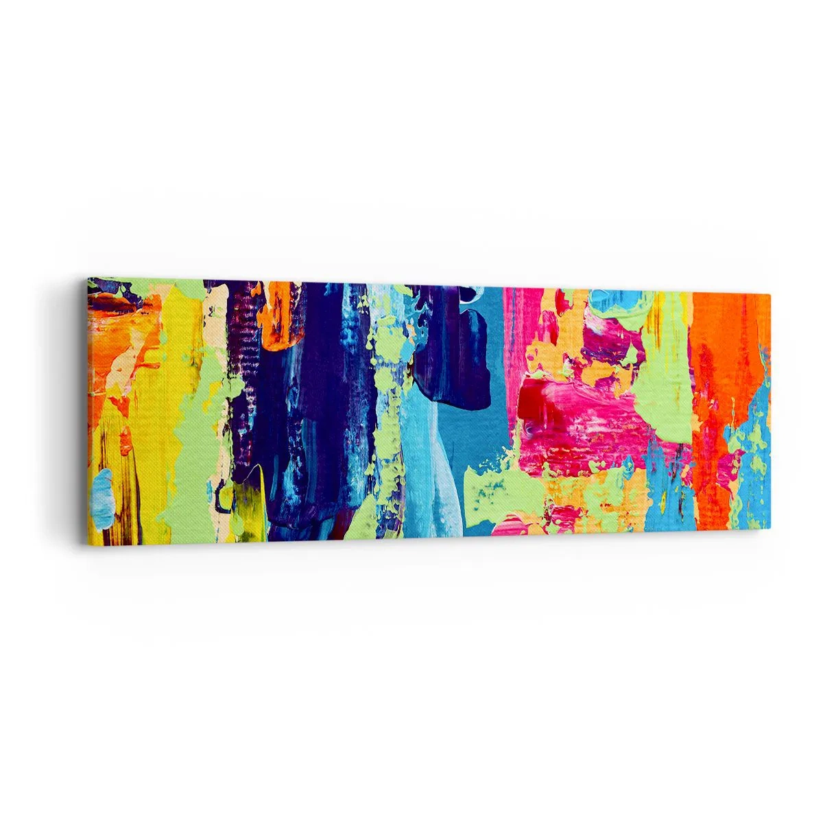 Bild auf Leinwand - Leinwandbild - Das Leben ist wunderschoen! - 90x30 cm