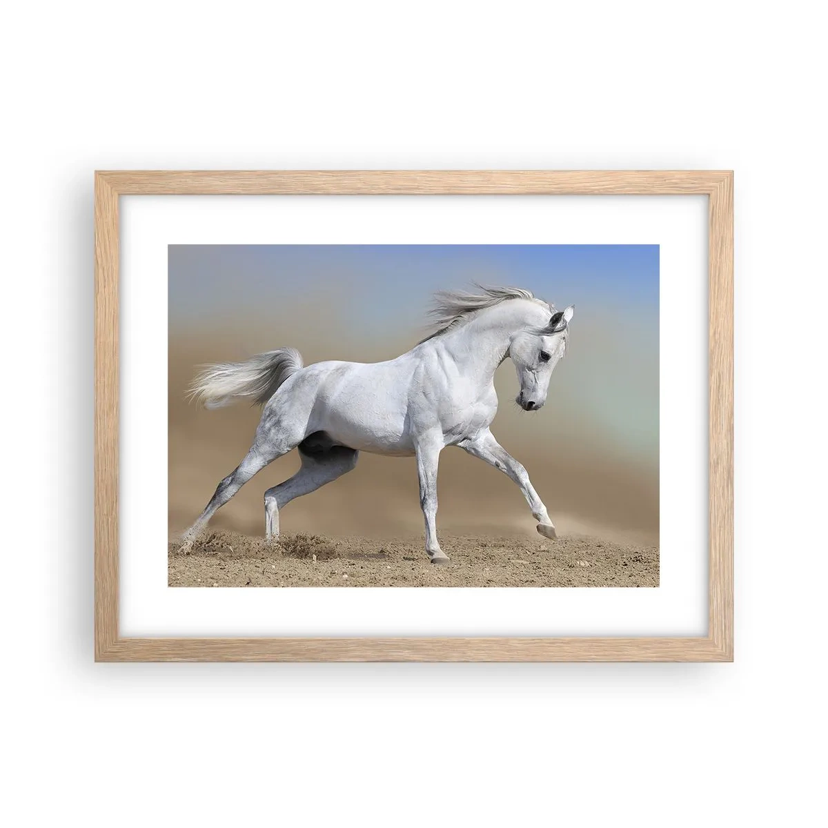 Poster in einem Rahmen aus heller Eiche - Die schönste arabische Sage - 40x30 cm