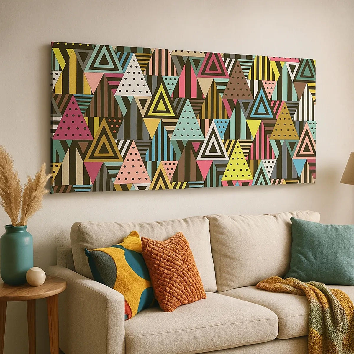 Bild auf Leinwand - Leinwandbild - Im Rhythmus auf drei - 30x30 cm