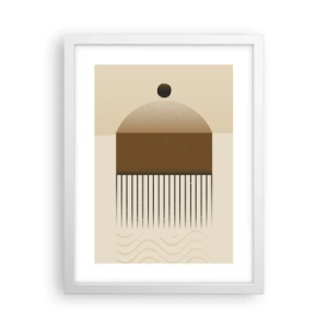 Poster in einem weißen Rahmen - Verschiedene Staaten - 30x40 cm