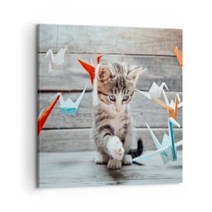 Bild auf Leinwand - Leinwandbild - Erste Stunde - 60x60 cm