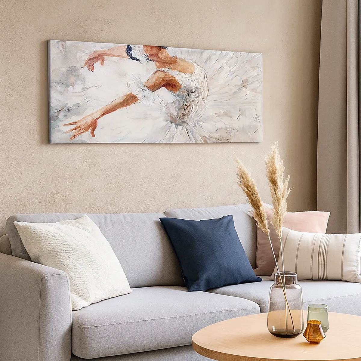 Bild auf Leinwand - Leinwandbild - Zart und leicht wie Tüll - 30x30 cm