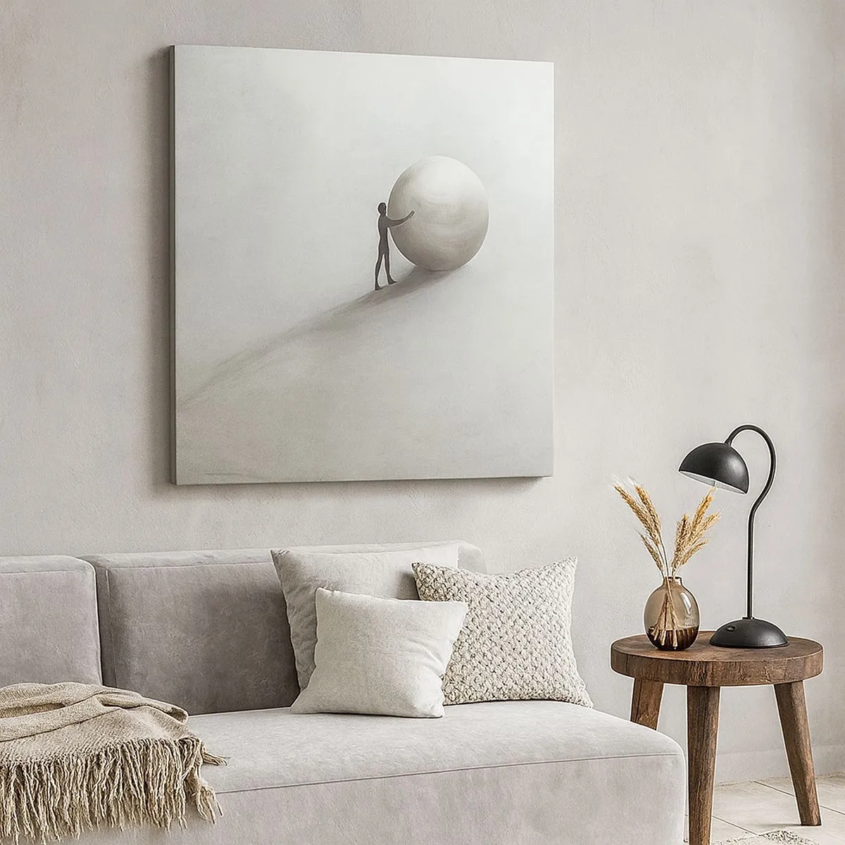 Bild auf Leinwand - Leinwandbild - Das Spiel des Lebens - 30x30 cm