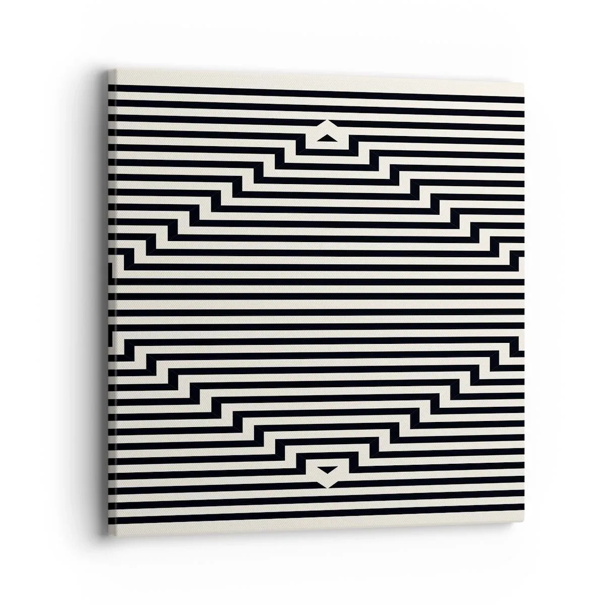 Bild auf Leinwand - Leinwandbild - Geometrische Illusion - 40x40 cm