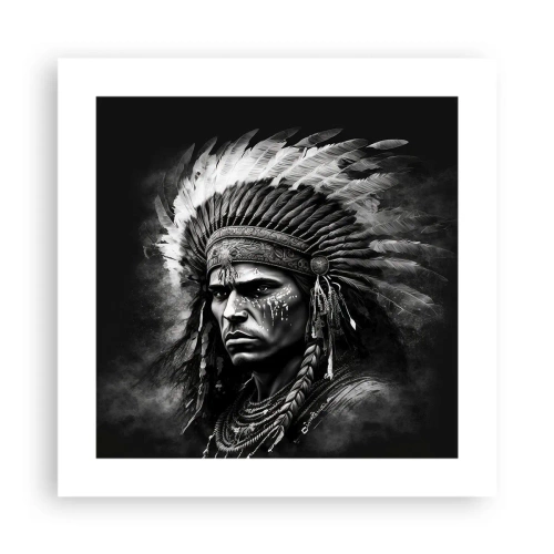 Poster - Anführer und Krieger - 40x40 cm