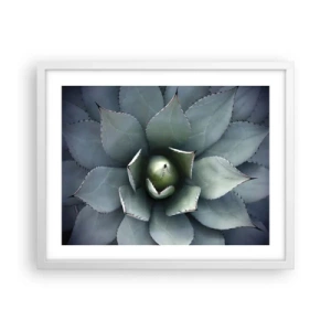 Poster in einem weißen Rahmen - Es lockt an und warnt - 50x40 cm