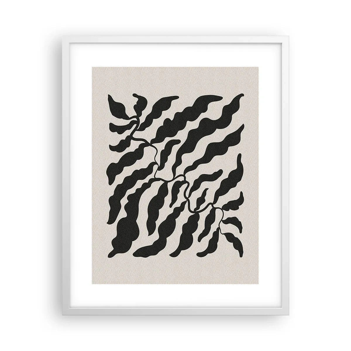 Poster in einem weißen Rahmen - Natur des Quadrats - 40x50 cm