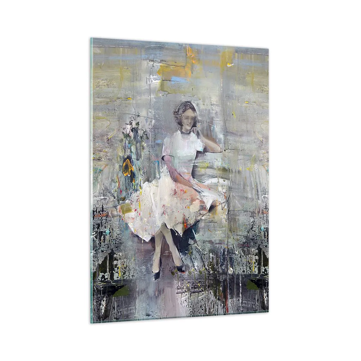 Glasbild - Bild auf glas - Klassisch und modern - 50x70cm - Klassisch und modern - Moderne Wanddekoration für Wohnzimmer und Schlafzimmer ARTTOR