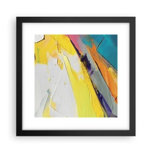 Poster in einem schwarzem Rahmen - Die Anatomie des Lichts - 30x30 cm