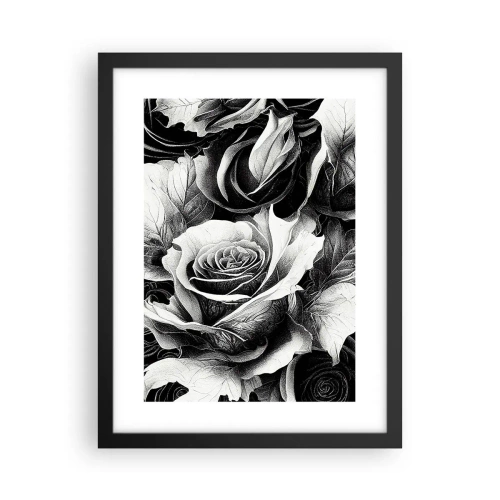 Poster in einem schwarzem Rahmen - Immer Königin - 30x40 cm