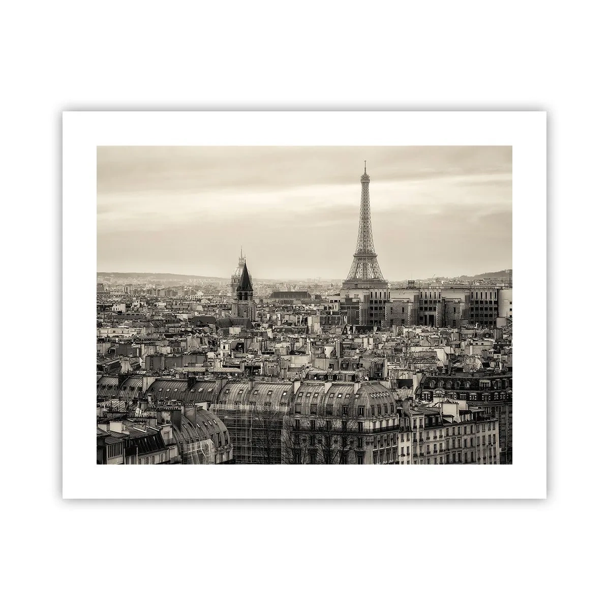 Poster - Über den Dächern von Paris - 50x40 cm