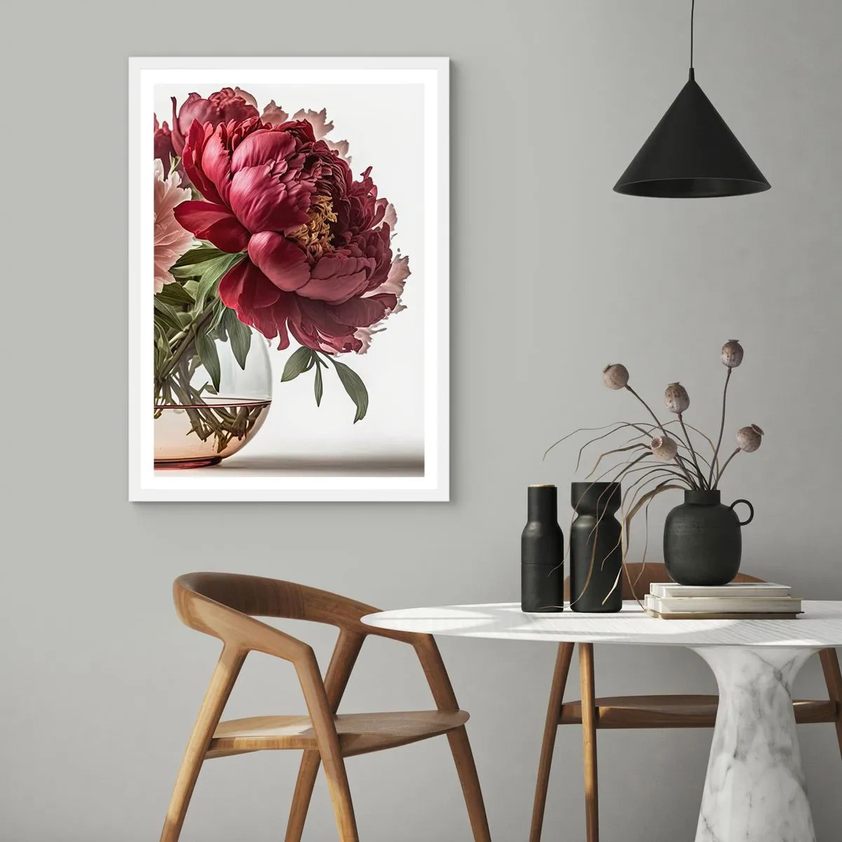 Poster in einem weißen Rahmen - In voller Schönheit - 61x91 cm