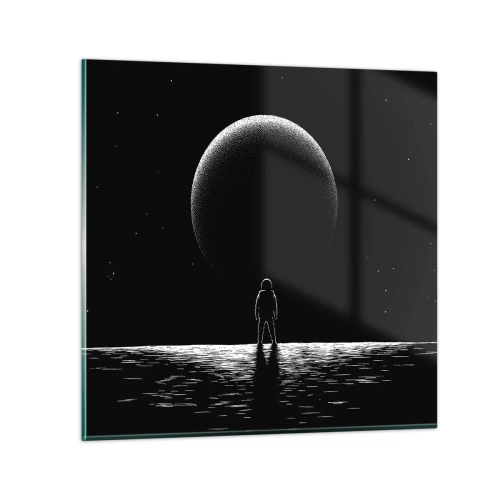 Glasbild - Bild auf glas - Angesicht zu Angesicht - 50x50 cm