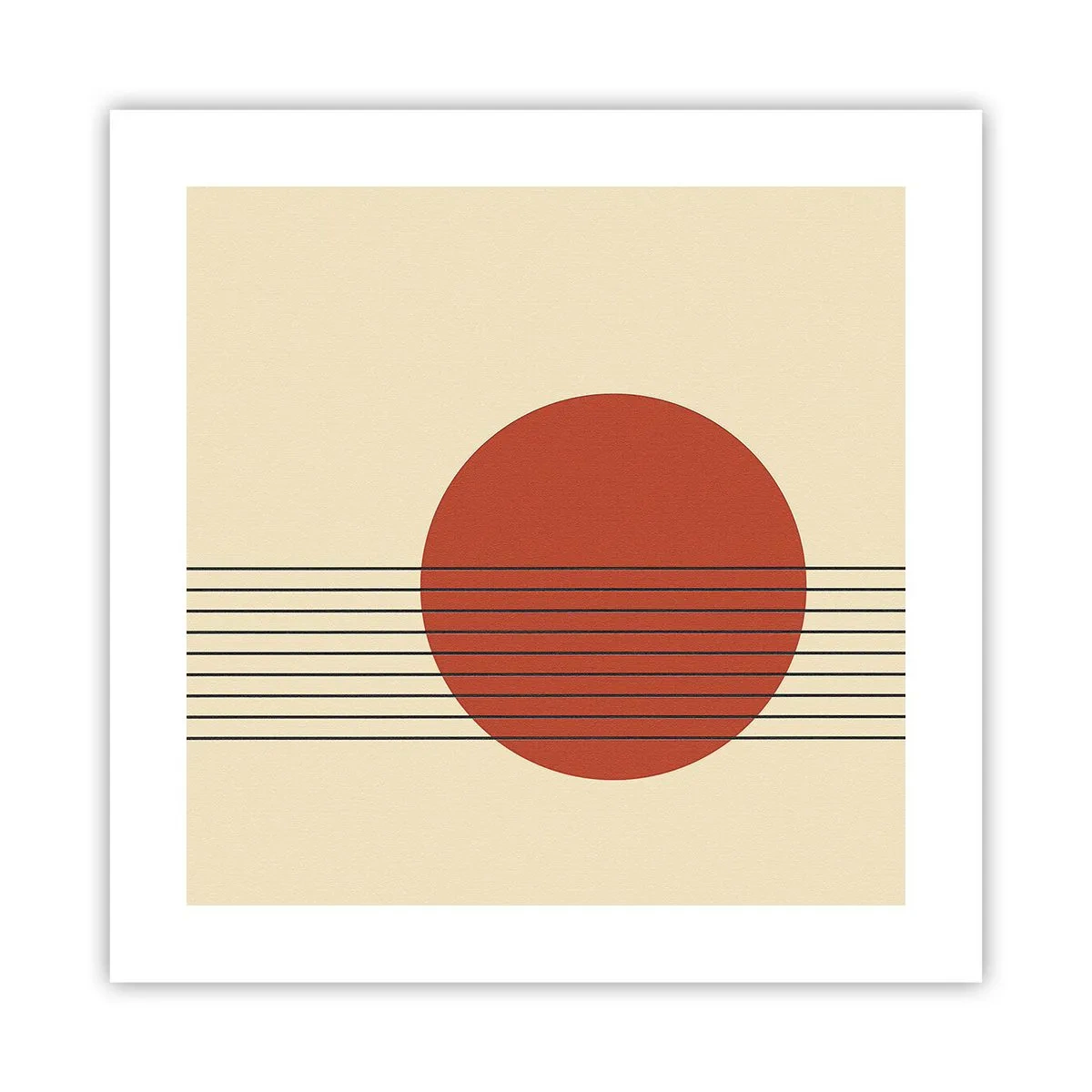 Poster - Immer wieder und weiter - 40x40 cm