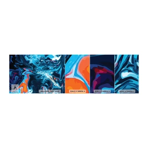 Fototapeten Muster Selbstklebend Deluxe Sticker - Reise ins Zentrum des Himmels - Abstraktion, Stück, Modernes Muster - 100x30 cm