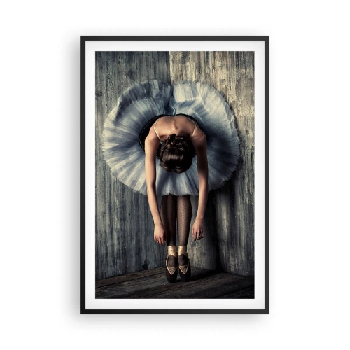 Poster in einem schwarzem Rahmen - Wenn die Musik aufhört - 61x91 cm