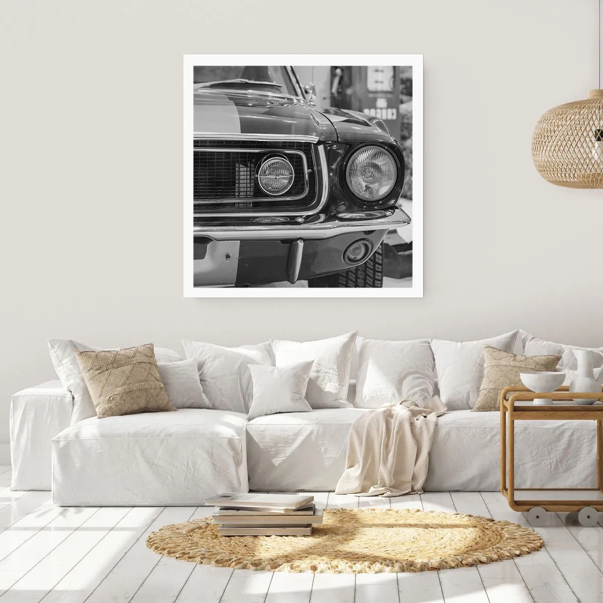 Poster - Wilder Ritt - 50x50 cm