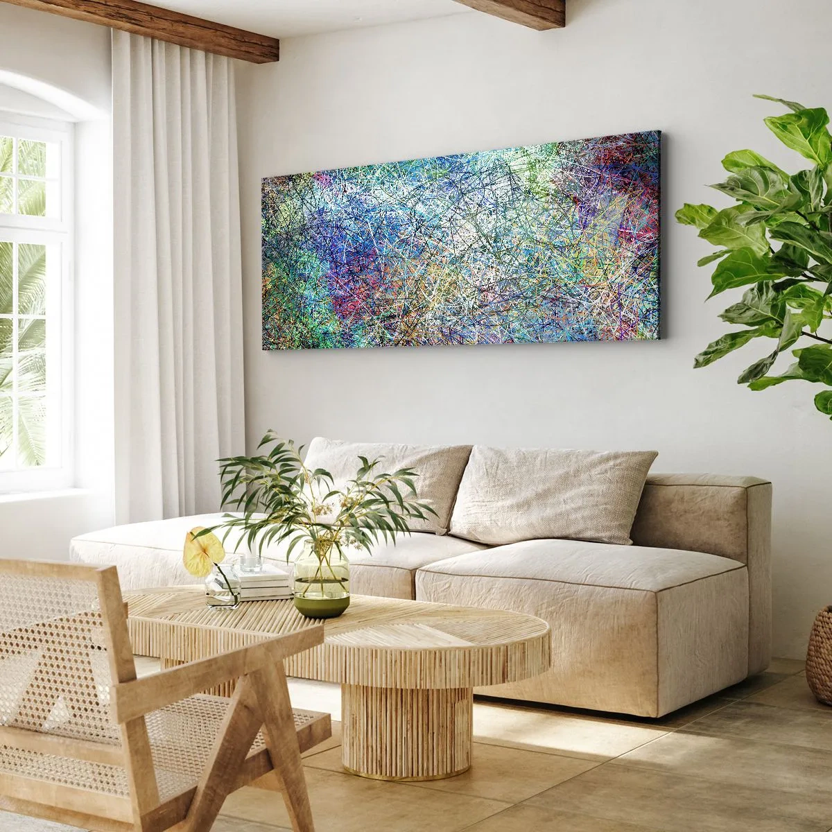 Bild auf Leinwand - Leinwandbild - Es ist nicht so einfach - 90x30 cm