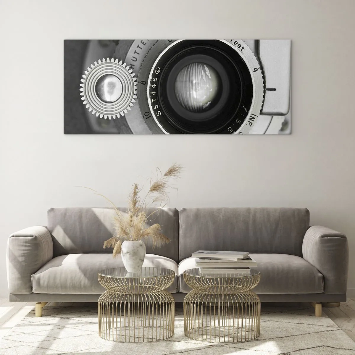 Glasbild - Bild auf glas - Eine Story über Hollywood - 100x40 cm