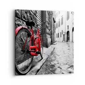 Bild auf Leinwand - Leinwandbild - Wahre Schönheit wird nicht alt - 40x40 cm