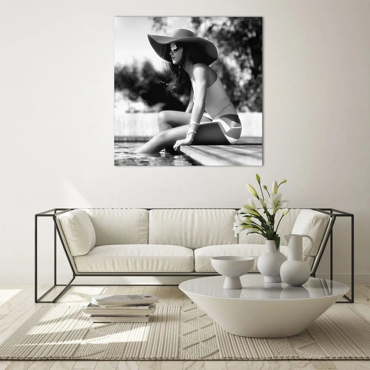 Glasbild - Bild auf glas - Sommertraum - 70x70 cm