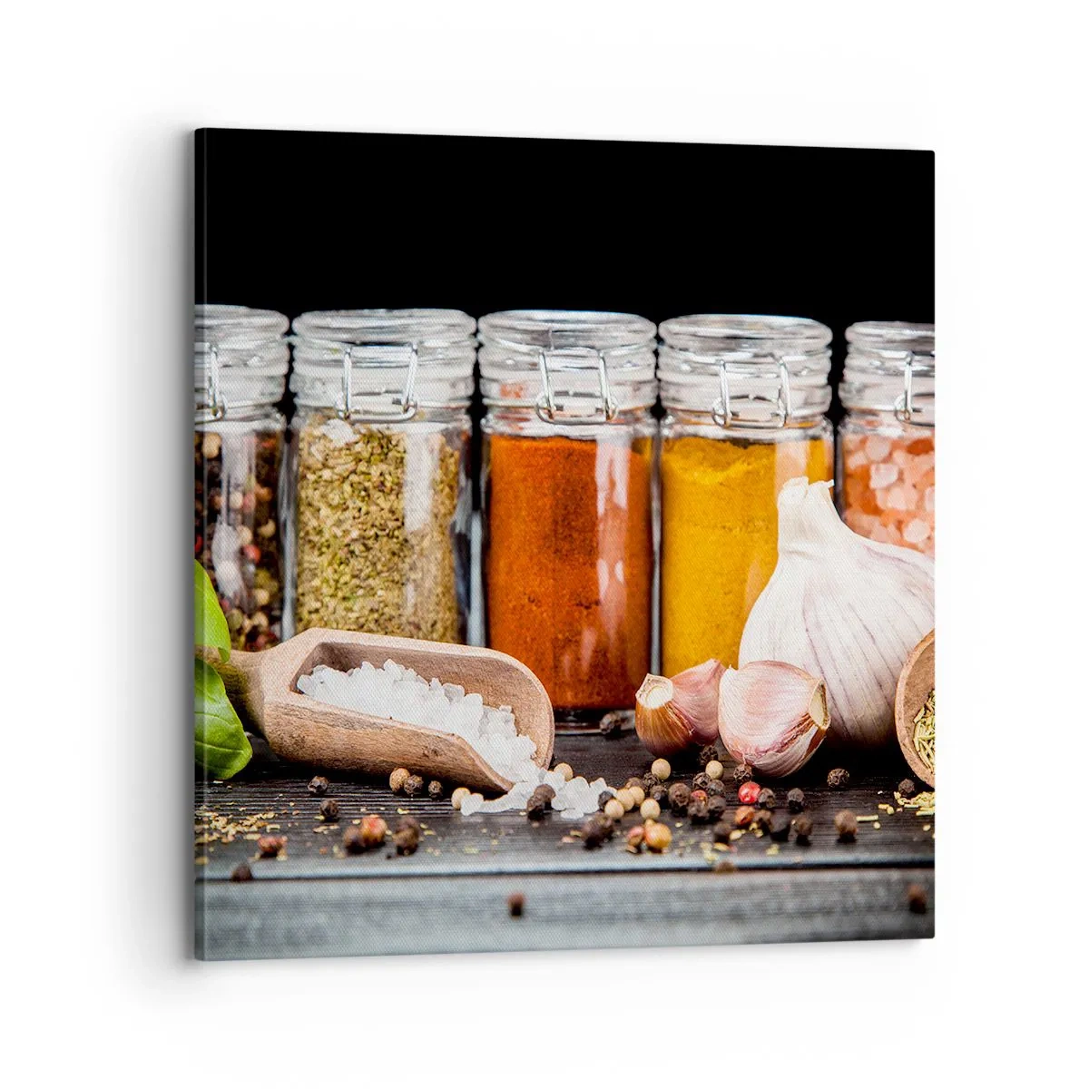 Bild auf Leinwand - Leinwandbild - Für einen Geschmack des Lebens - 70x70 cm