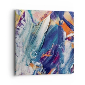 Bild auf Leinwand - Leinwandbild - Farbverwirrung - 30x30 cm