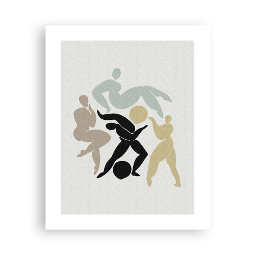 Poster - Bewegung für Gesundheit und Schönheit - 40x50 cm
