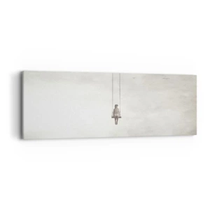 Bild auf Leinwand - Leinwandbild - Ein Kind in uns - 90x30 cm