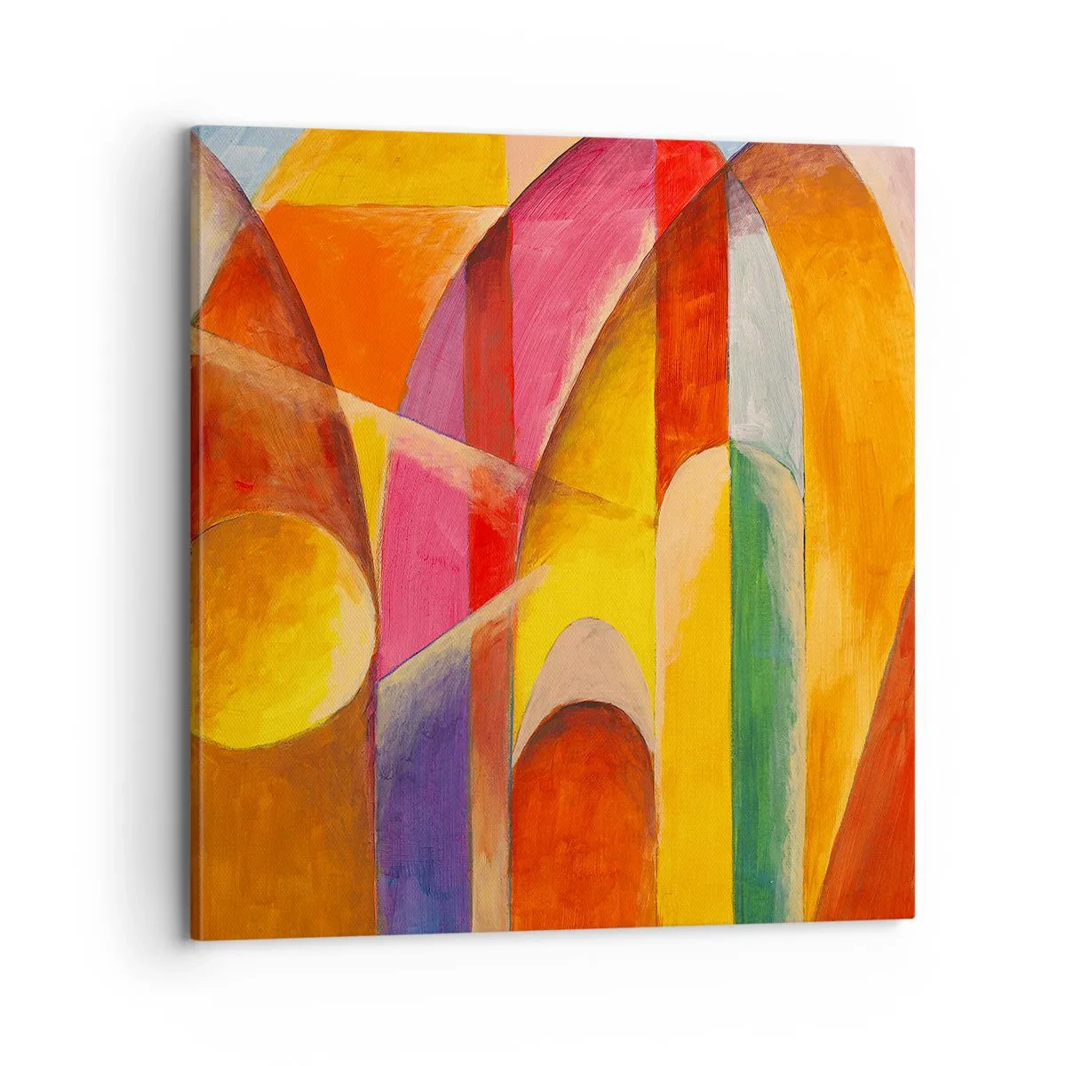 Bild auf Leinwand - Leinwandbild - Kathedrale der Sonne - 70x70 cm