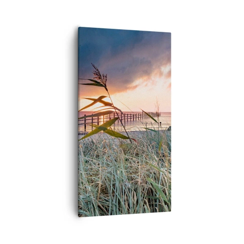 Bild auf Leinwand - Leinwandbild - Es vergeht nicht mit dem Wind - 55x100 cm