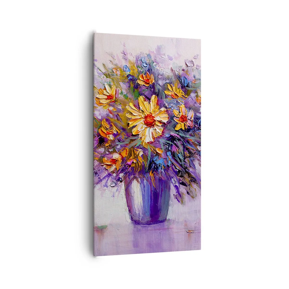 Bild auf Leinwand - Leinwandbild - Es riecht süß, sieht süß aus - 65x120 cm