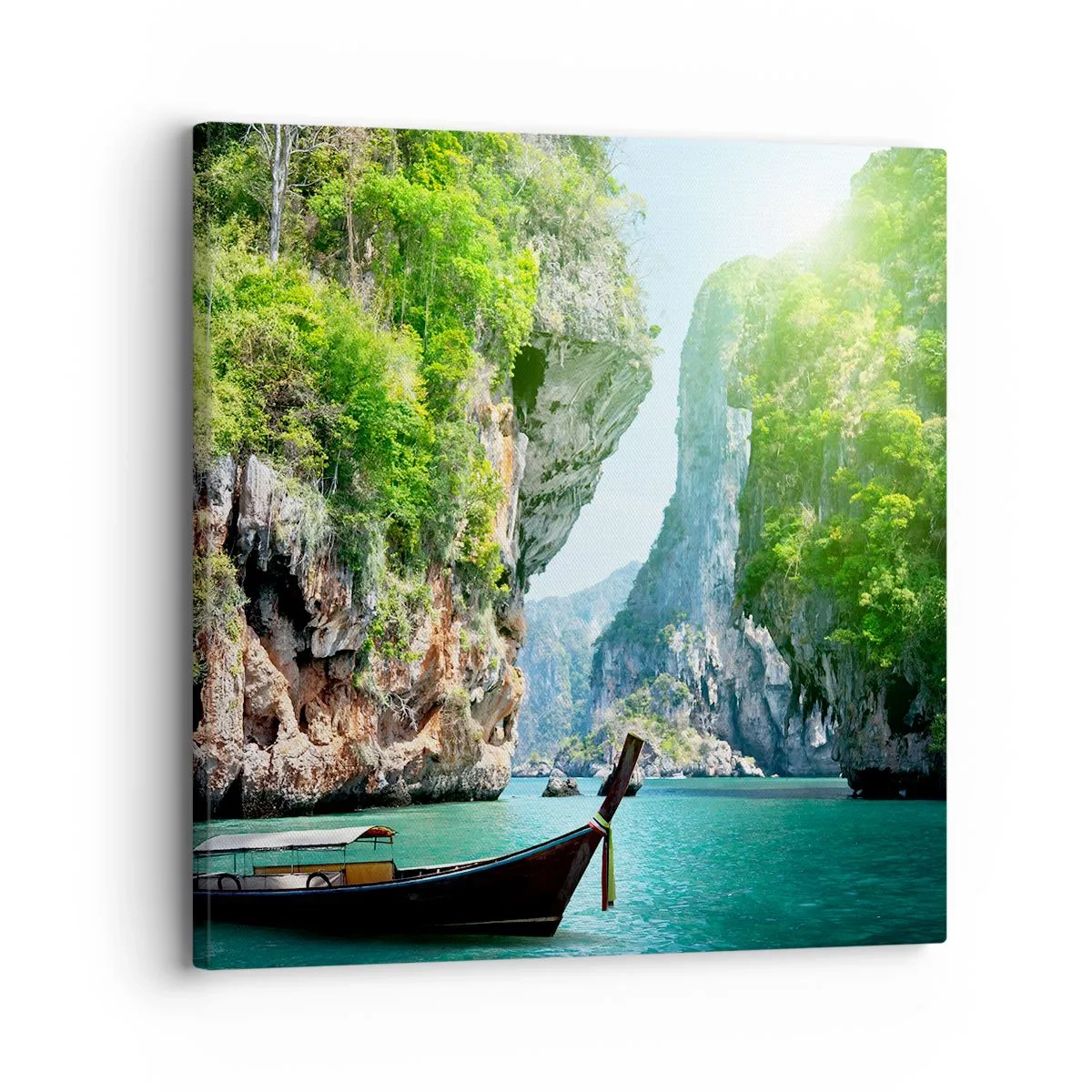 Bild auf Leinwand - Leinwandbild - Eine Einladung zu einer exotischen Reise - 30x30 cm
