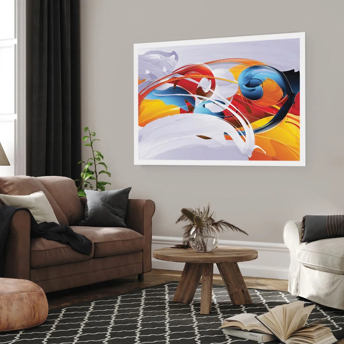 Poster - Der Tanz der Elemente - 50x40 cm