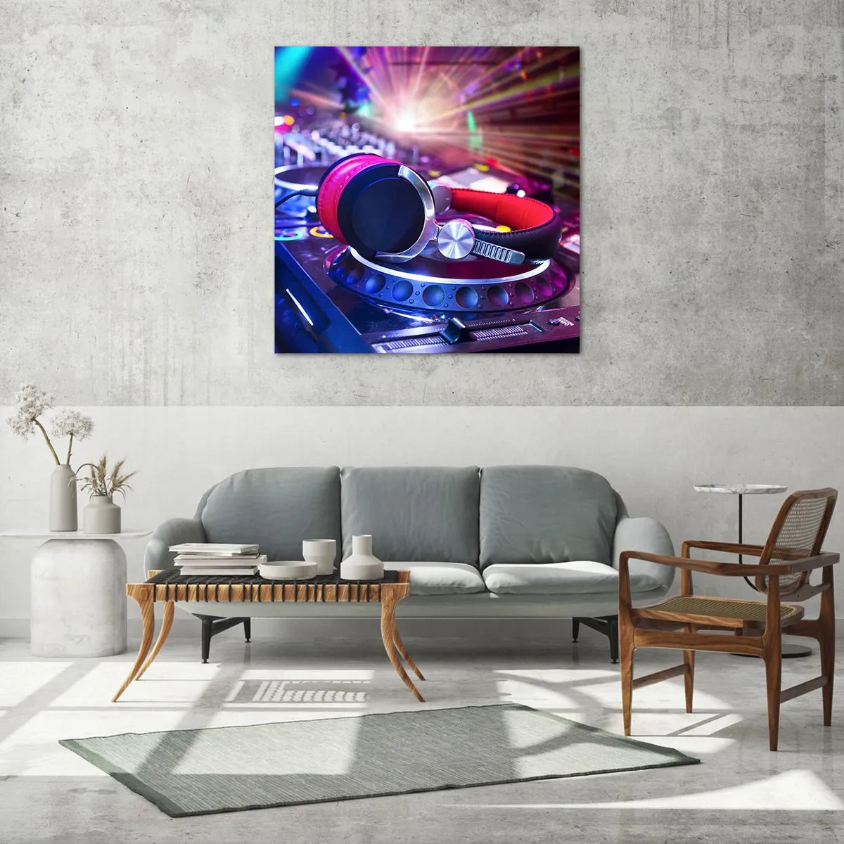 Glasbild - Bild auf glas - Es wird, es wird passieren - 70x70 cm
