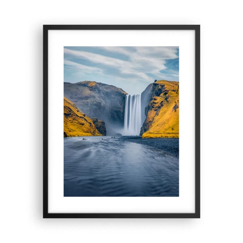 Poster in einem schwarzem Rahmen - Ewige Dauer, ewige Bewegung - 40x50 cm