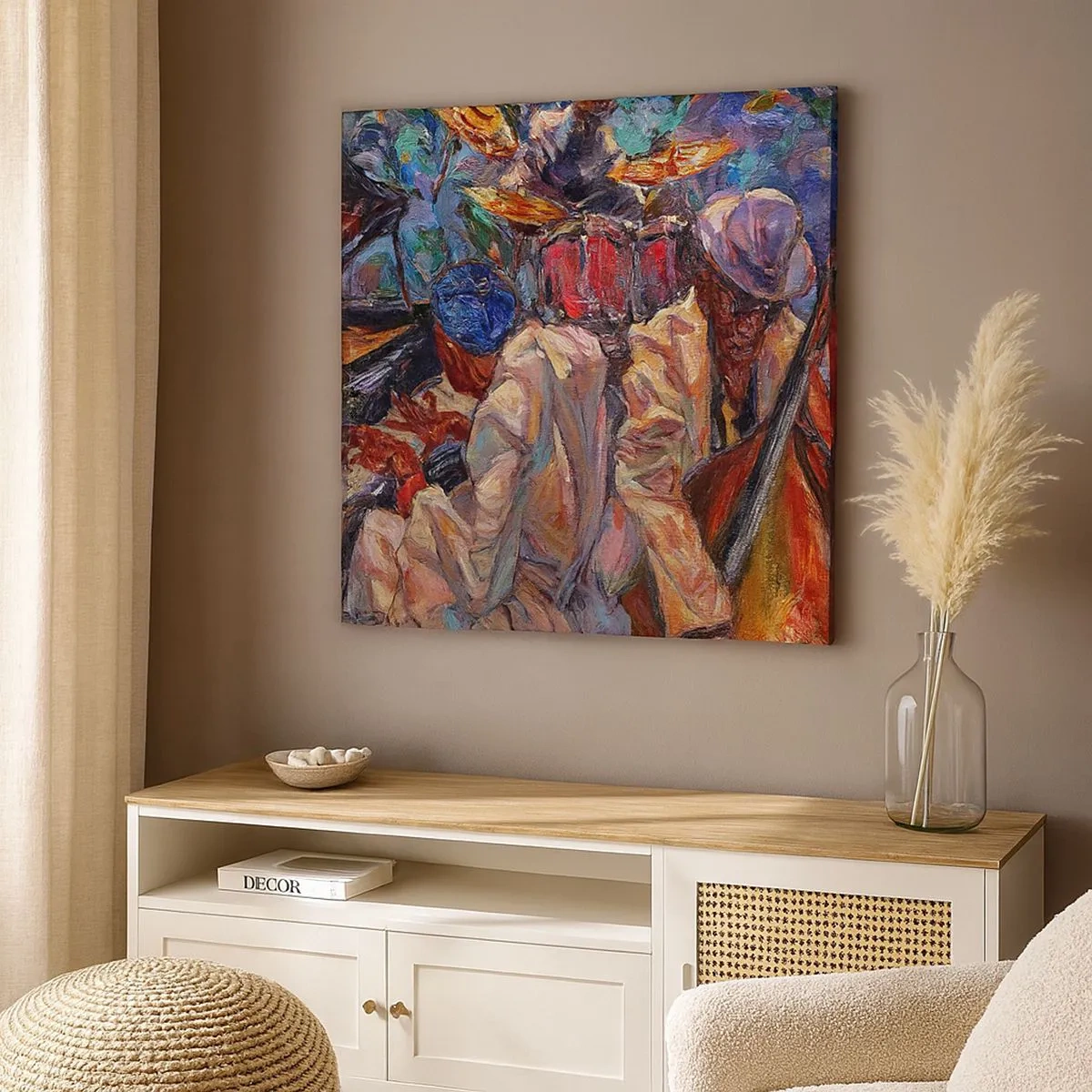 Bild auf Leinwand - Leinwandbild - In einem Schlag - 30x30 cm