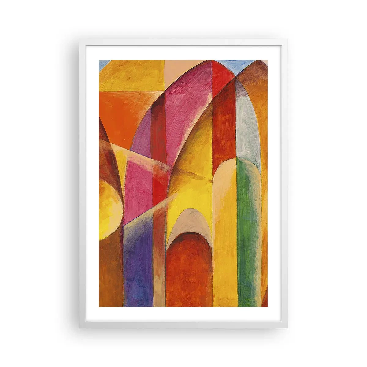 Poster in einem weißen Rahmen - Kathedrale der Sonne - 50x70 cm