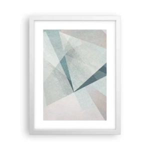 Poster in einem weißen Rahmen - Einfach aber dynamisch - 30x40 cm