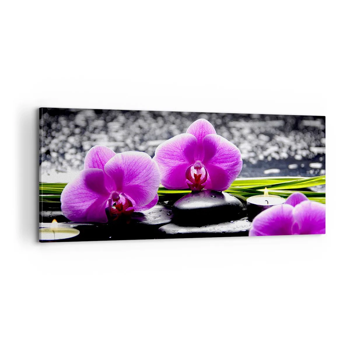 Bild auf Leinwand - Leinwandbild - In Ruhe ertrinken - 100x40 cm