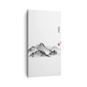 Bild auf Leinwand - Leinwandbild - Unendliche Fernen - 55x100 cm