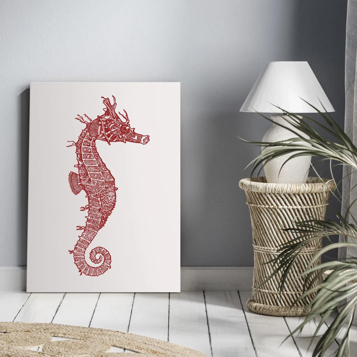 Bild auf Leinwand - Leinwandbild - Komplizierte Kreatur - 65x120 cm