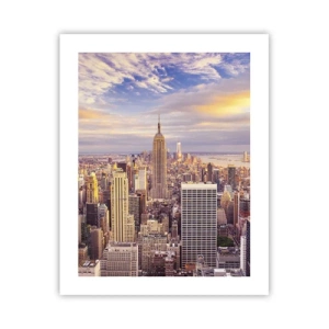 Poster - Nur nach den Wolken greifen - 40x50 cm