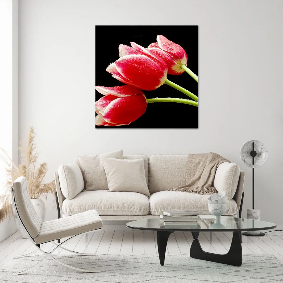 Glasbild - Bild auf glas - Ein Versprechen der reinen Liebe - 70x70 cm