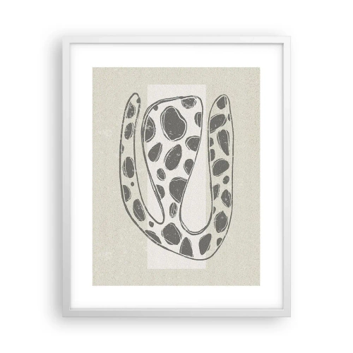 Poster in einem weißen Rahmen - Seltsame Kreatur - 40x50 cm