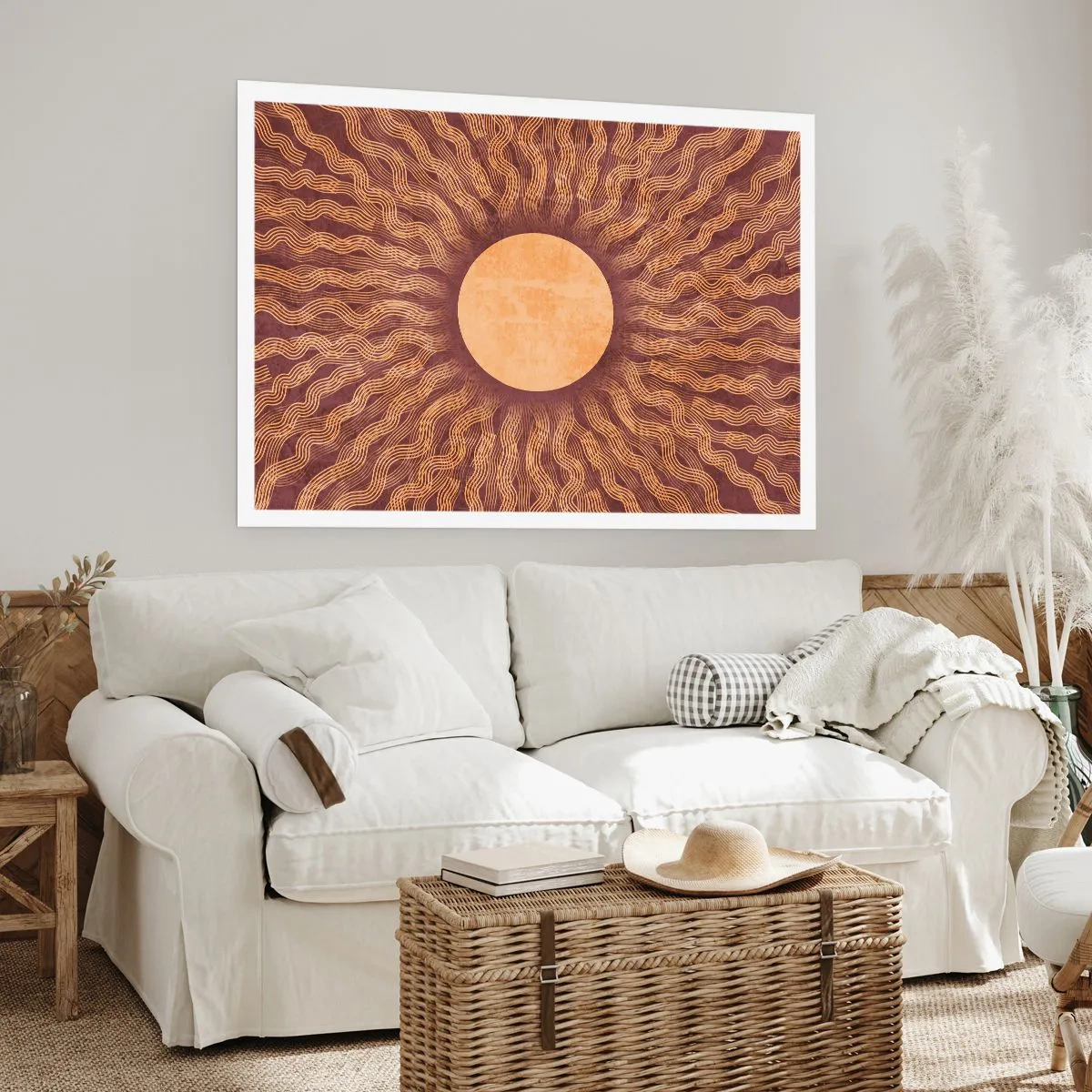 Poster - Sonnensymbol - 40x30 cm
