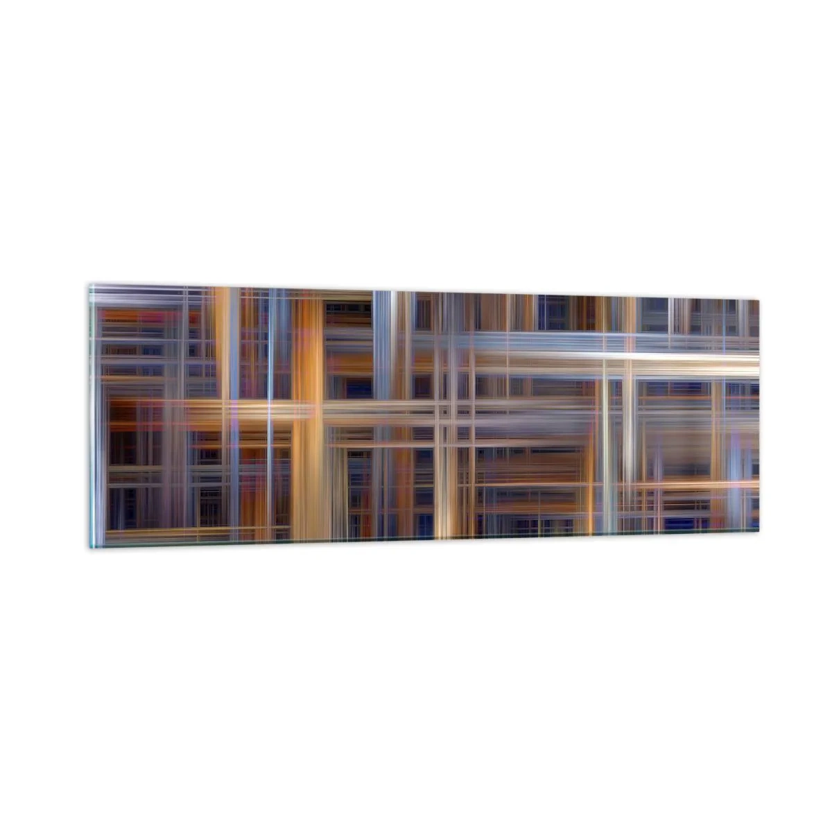 Glasbild - Bild auf glas - Aus Licht gewebt - 90x30 cm