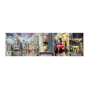 Fototapeten Muster Selbstklebend Deluxe Sticker - Es wird ein gelungener Abend - Stadt, Madrid, Die Architektur - 100x30 cm